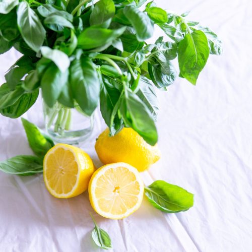 Photo by Elle Hughes on <a href="https://www.pexels.com/photo/sliced-lemon-and-basil-leaves-on-glass-1585849/" rel="nofollow">Pexels.com</a>